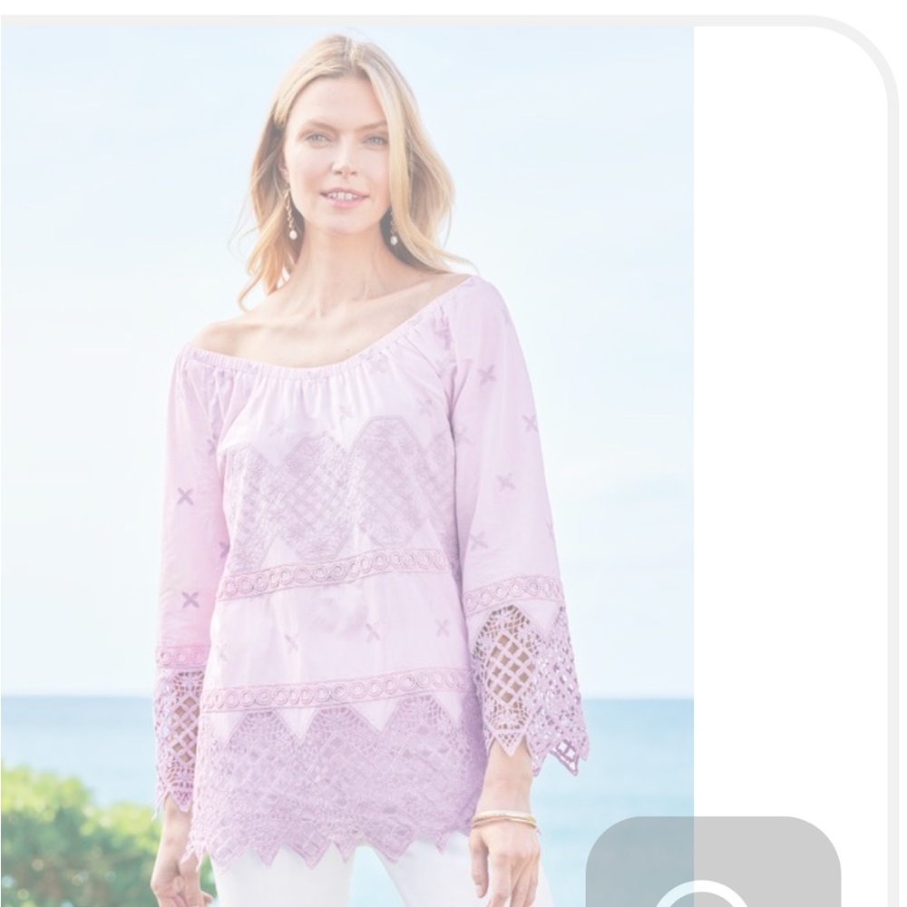 This is a very pretty top by soft surroundings.